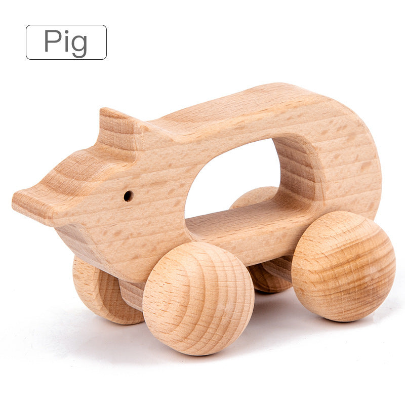 Wooden Baby Toy Animal Cute Shape