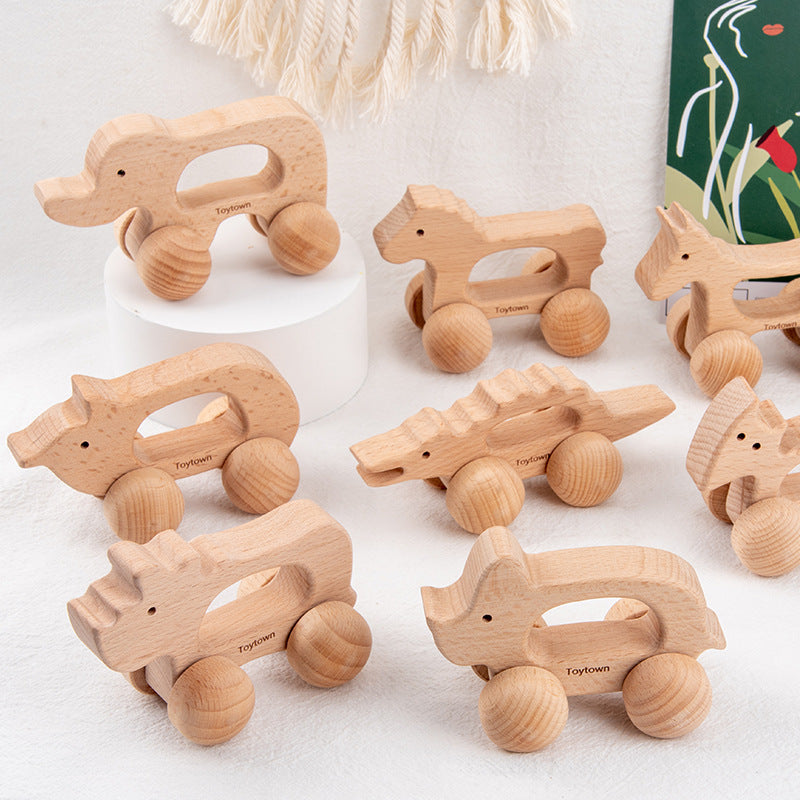 Wooden Baby Toy Animal Cute Shape